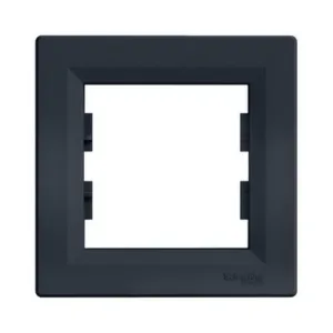 Рамки до розеток вимикачів Schneider Asfora Антрацит