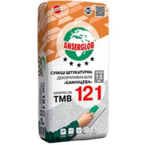 Штукатурка декоративна Anserglob TMB-121 1,5мм 25кг