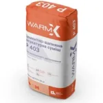 Цементно-вапняна штукатурна суміш Warmix P403 25кг