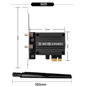 Fenvi AX5400 PCI-E Wi-Fi 6E + BT5.3 (MT7922) 5378Mbps 5 02fenvi ax5400