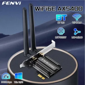 Fenvi AX5400 PCI-E Wi-Fi 6E + BT5.3 (MT7922) 5378Mbps